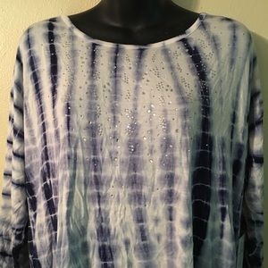 Thomas & Olivia Bl/Wh The Dye w/Bling